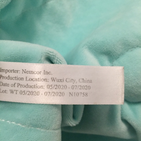 Winnie the Pooh Disney Baby Teal Turquoise Plush Security Blanket Lovey (2020) - Picture 6 of 6